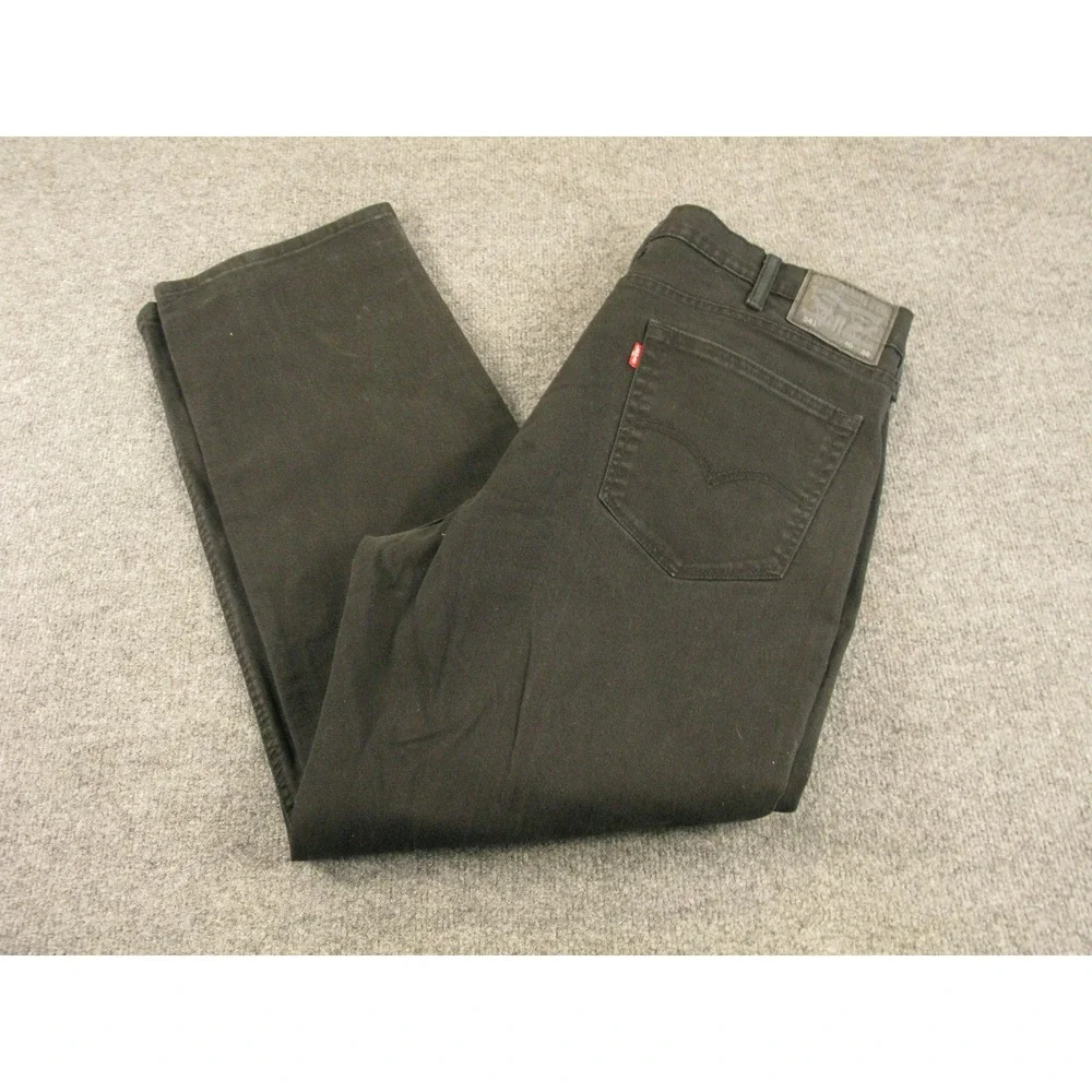 Levis 541‎ Athletic Taper Jeans Mens 40x32 Black Denim Pants 18181-0058 #2161
